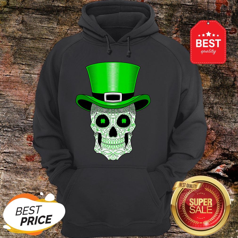 Official St Patrick’s Day Sugar Skull Leprechaun Shirt
