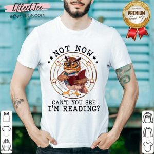 Funny Not Now Cant You See Im Reading Shirt