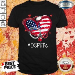 Vip America Nurse Heart DSP Life Shirt