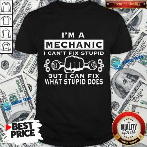 I'm A Mechanic I Can't Fix Stupid Shirt