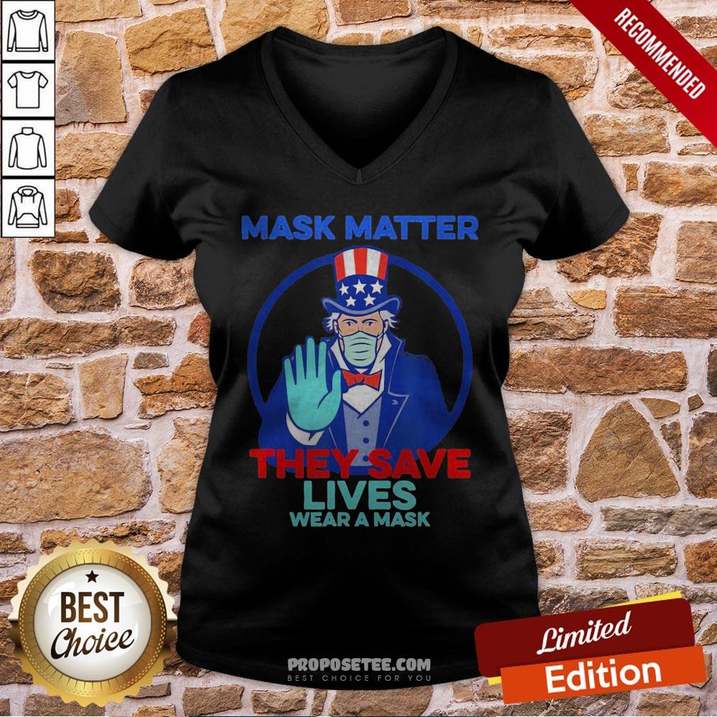 Joe Biden Mask Matter They Save Lives Wear A Mask Shirt