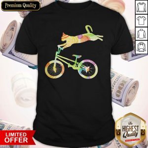 Official Cat Bicycle Motocross Shirt