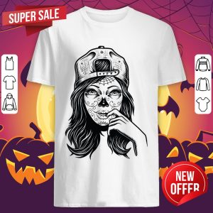 Skull Sugar Girl Day Of The Dead Shirt