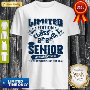 Top Limited Edition Class Of 2020 Toilet Paper Senior Quarantined The Year When Shit Got Real Shirt