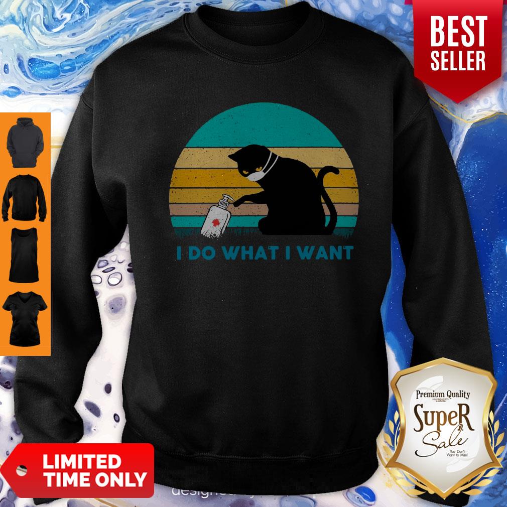 Funny Cat Face Mask I Do What I Want Shirt