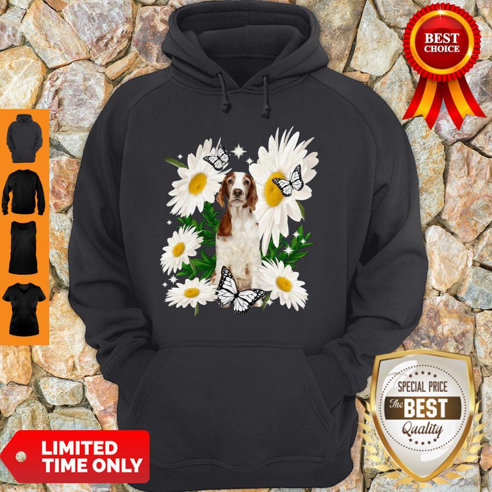 Top Welsh Springer Spaniel Daisy Flower Classic Shirt