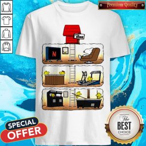 Snoopy And Woodstock Stay Home Together Shirt
