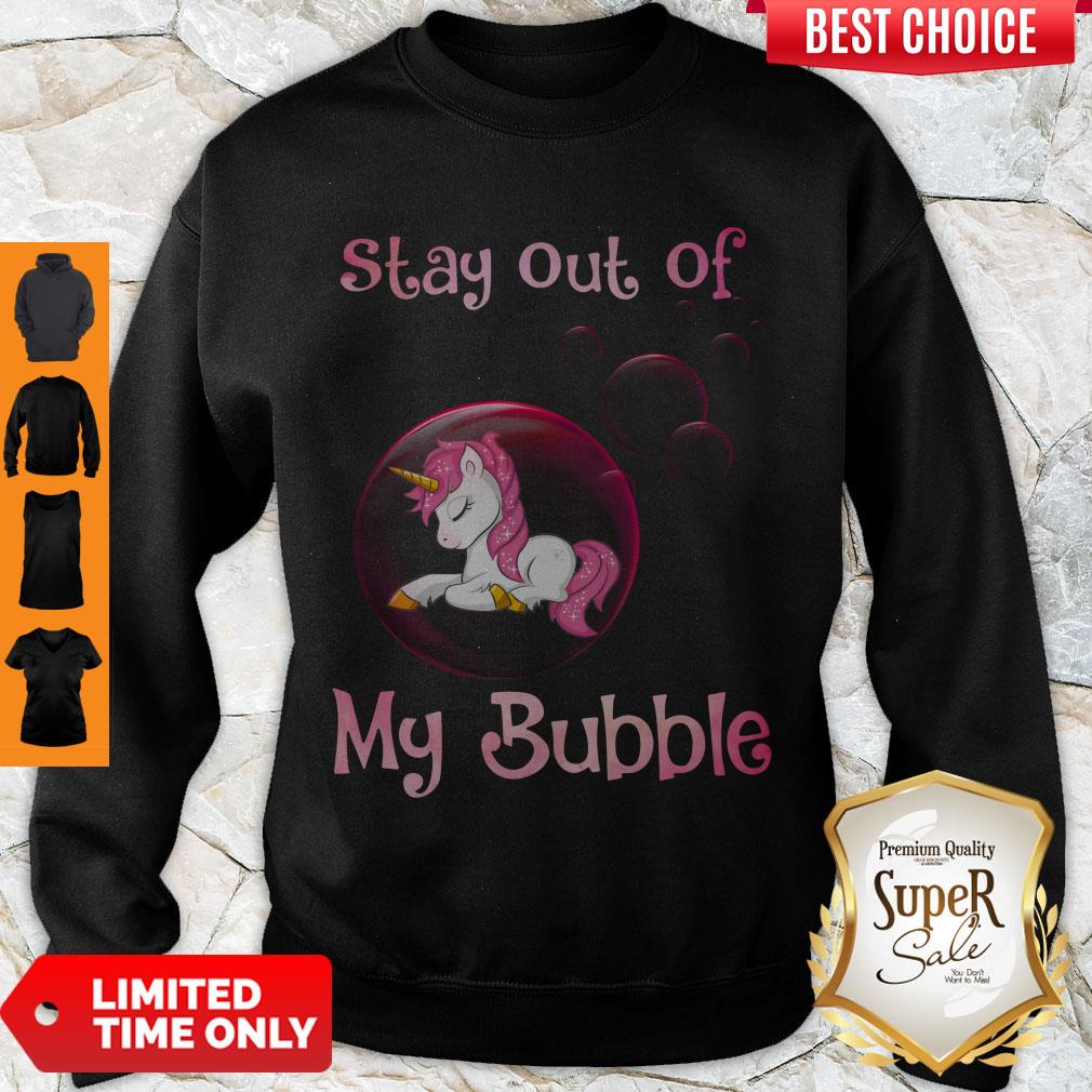 Premium Unicorn Stay Out Of My Bubble Shirt