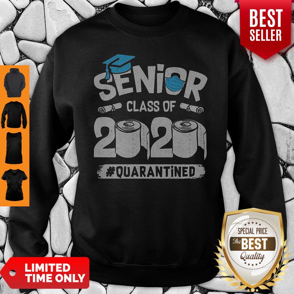 Senior Class Of 2020 Quarantine Graduation Toilet Paper Funny Shirt