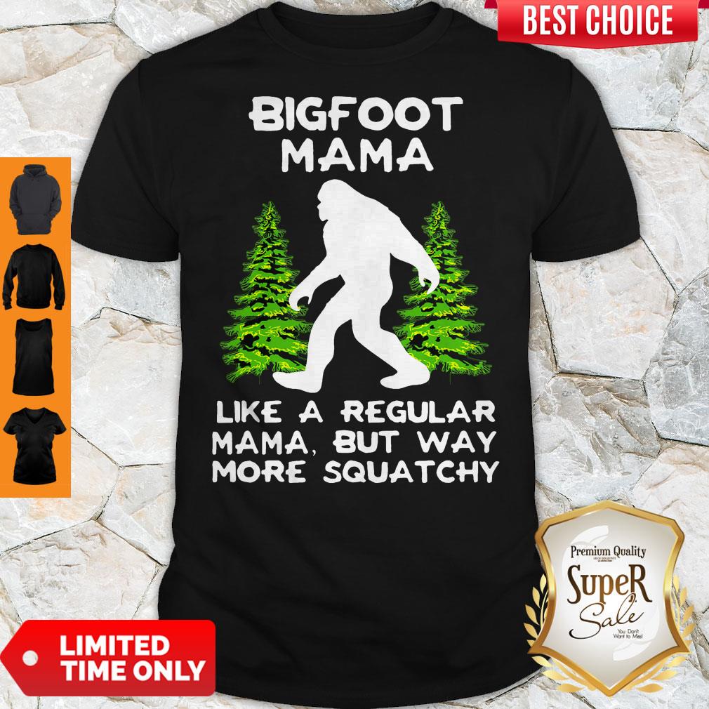 Adorable Lovely Cute Bigfoot Mama Shirt