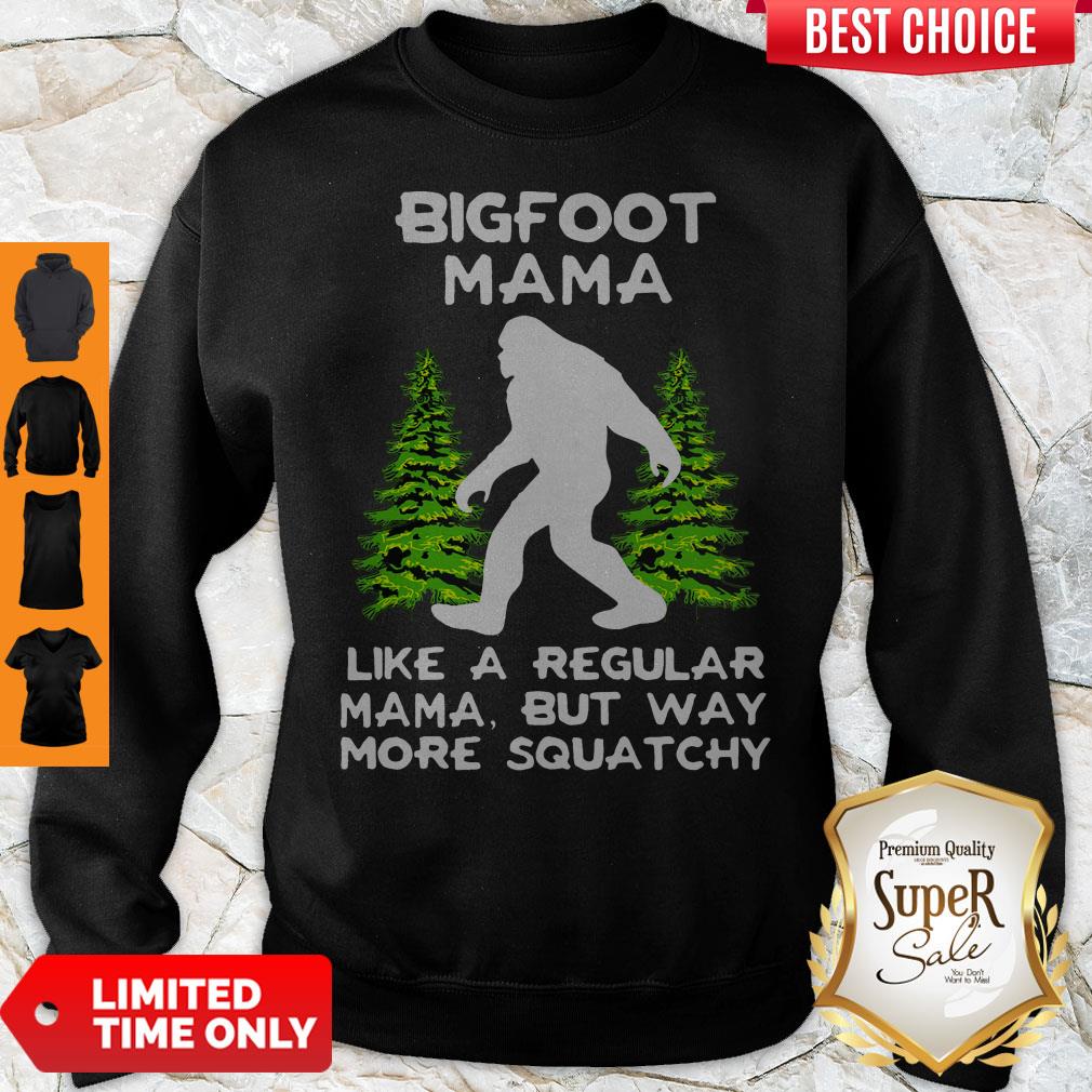 Adorable Lovely Cute Bigfoot Mama Shirt