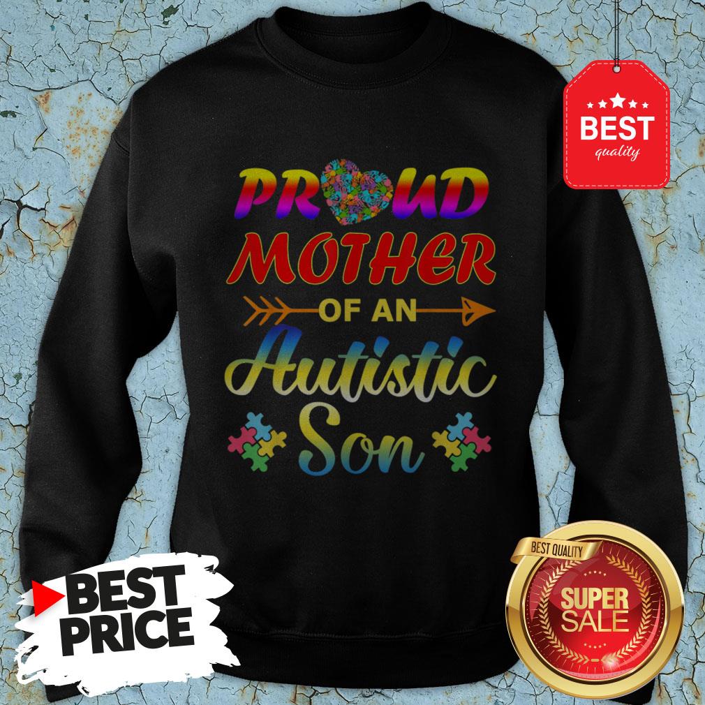 Autism Awareness Tee Proud Mother Autistic Son Funny Gifts Shirt