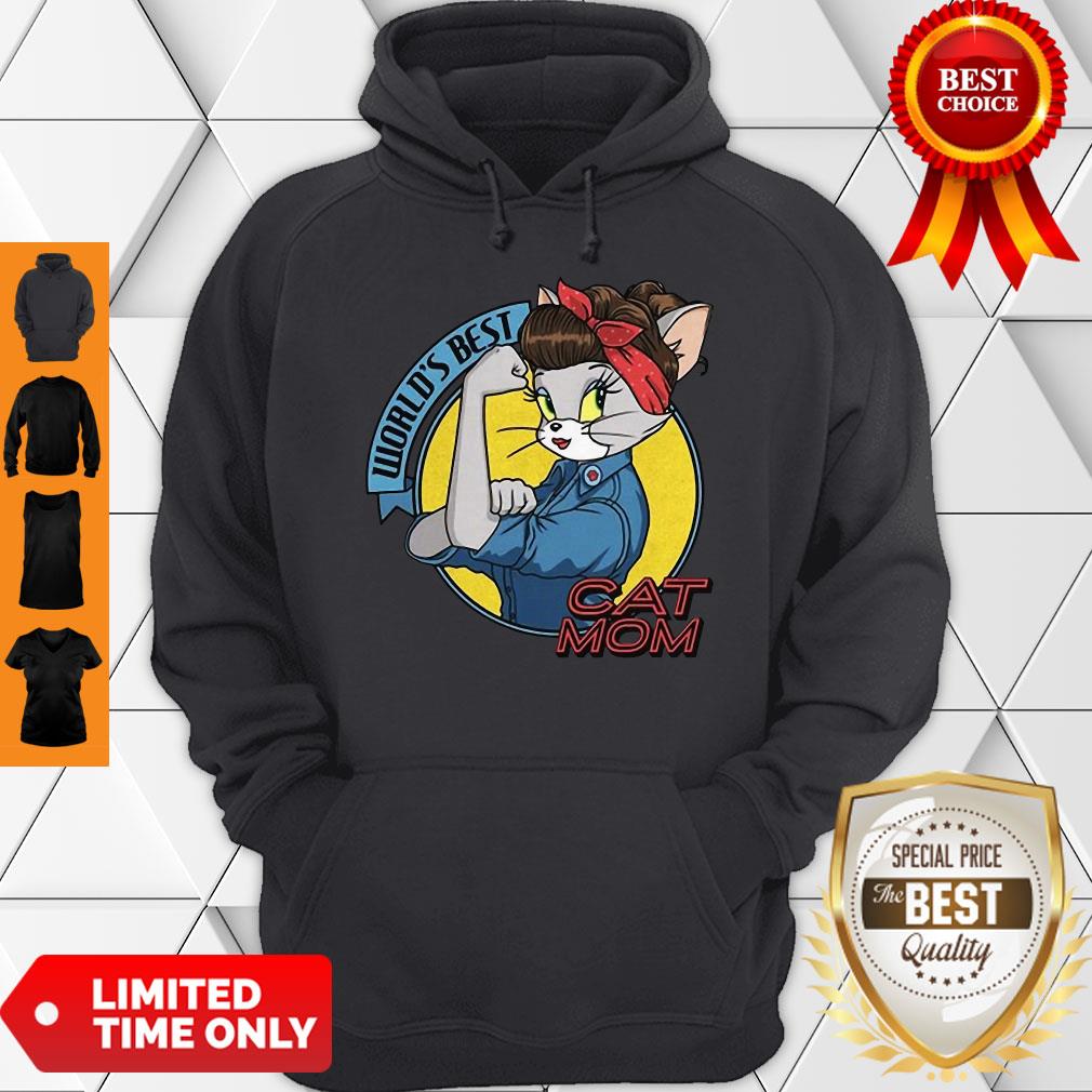 Official World’s Best Cat Mom Strong Woman Shirt
