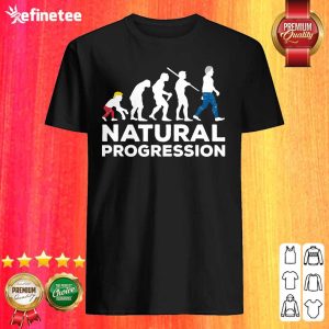 Funny Evolution Anti Trump Natural Progression 2020 Shirt
