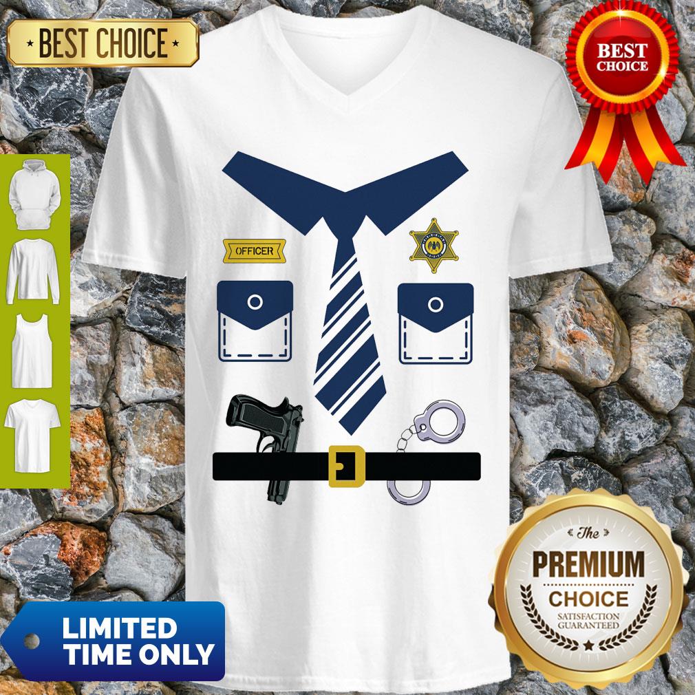Police Woman – Policeman – Easy Halloween Costume Shirt