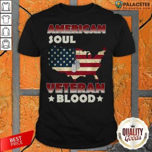 Hot American Flag Soul Veteran Blood Shirt