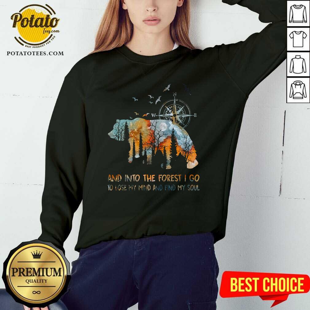 Camping Bear And Into The Forest Shirt