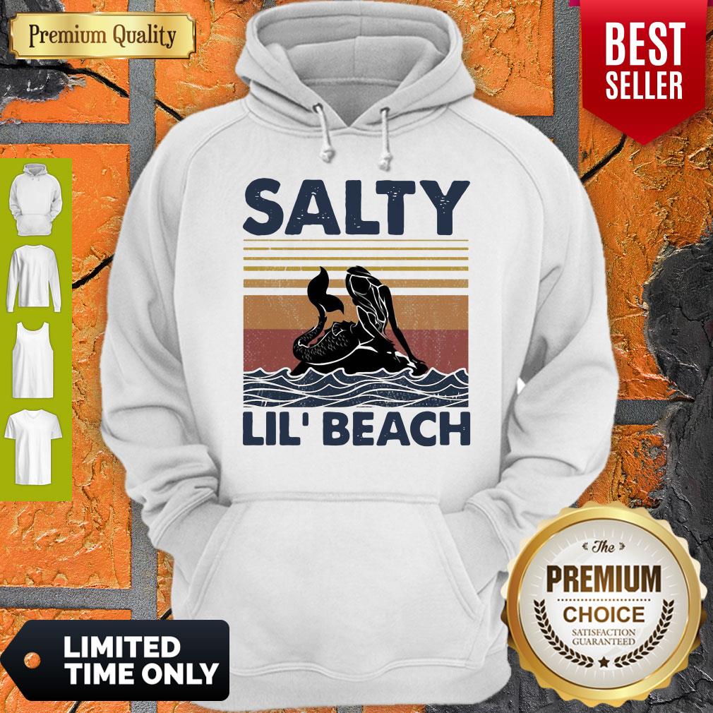 Cute Brand Mermaid Salty Lil’ Beach Vintage Shirt