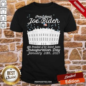 Top President Joe Biden Inauguration Day January 20Th 2021 Shirt