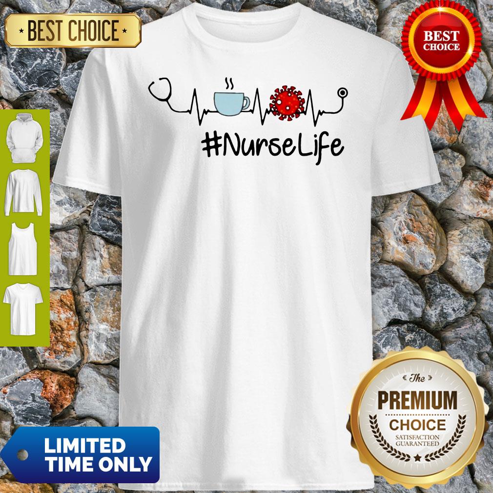 Awesome Nurse Life Heart Beat Covid19 Shirt