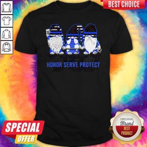 Gnomes Honor Serve Protect American Flag Independence Day Shirt