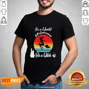 In A World Full Of Princesses Be A Witch Vintage Shirt