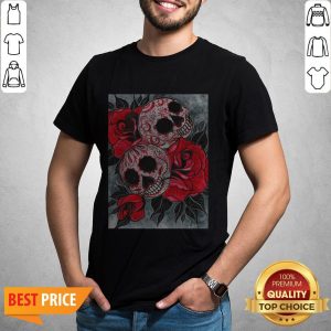 Sugar Skulls Again Flower Day Of The Dead Dia De Muertos Shirt