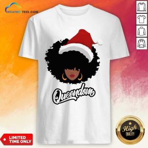 Awesome Merry Christmas Queendom Black Girl Magic Shirt
