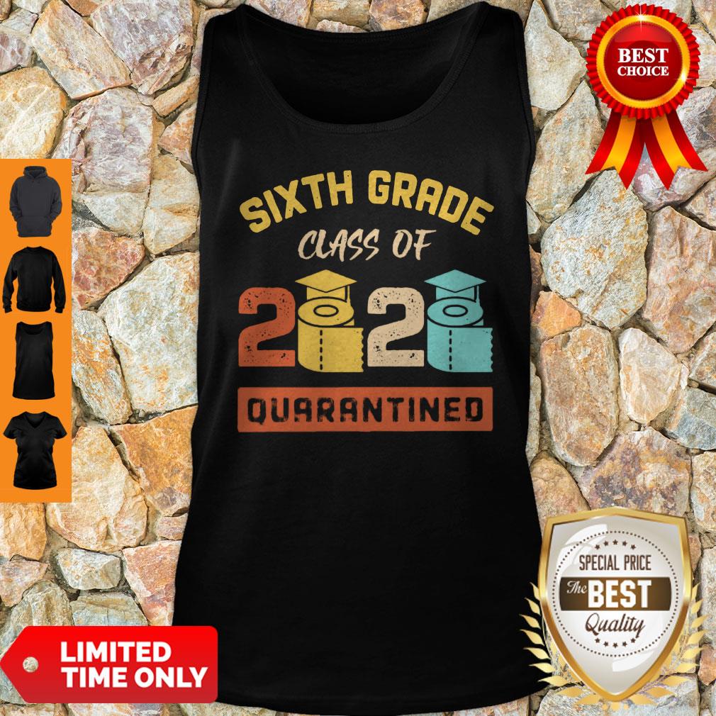 Sixth Grade Class Of 2020 Toilet Paper Quarantined Vintage Shirt