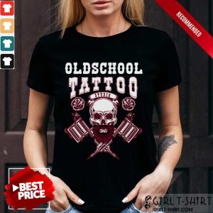 Awesome Old School Tattoo Studio Skull Shirt