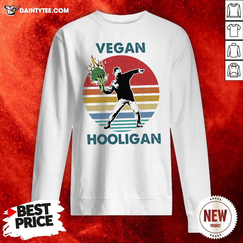 Vegan Hooligan Vintage Retro Shirt