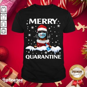 Hot Dog Dachshund Face Mask Merry Christmas Quarantine Sweat Shirt