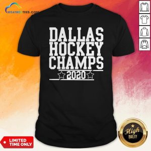 Dallas Champs 2020, Hockey Sticks And Stars, Dallas Champion T-Shirt