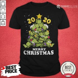 Hot Merry Christmas 2020 Quarantine Toilet Paper Xmas Tree Shirt