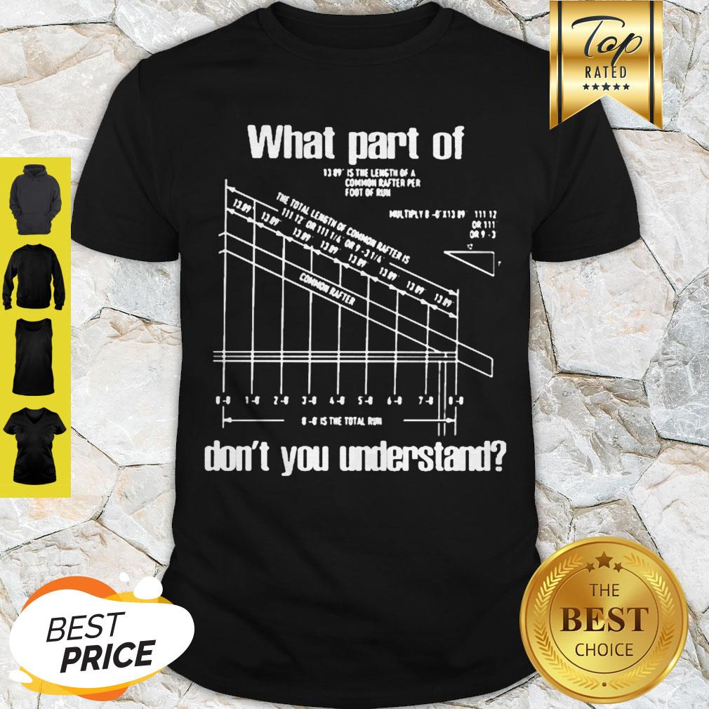 Capenter’s Square What Part Of Don’t You Understand Shirt