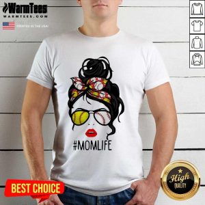 Funny Mom Life Softball Baseball 2021 Shirt