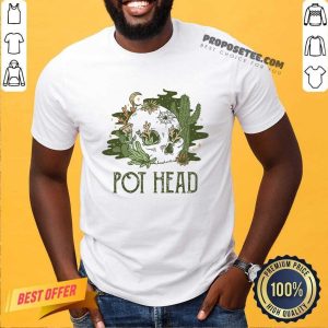 Cactus Pot Head Skull Shirt