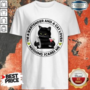 I'm A Bartender And A Cat Lover Shirt