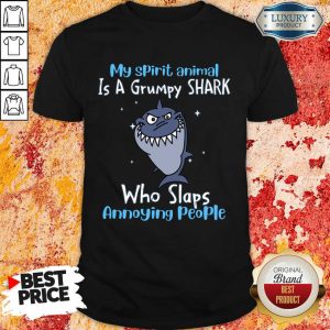 Hot My Spirit Animal Is A Grumpy Shark Shirt