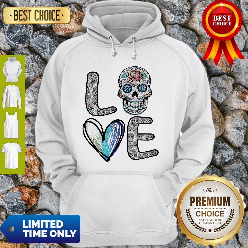 Nice Love Sugar Skull Diamonds Shirt