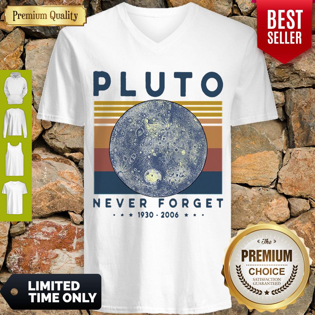 Premium Vintage Pluto Never Forget 1930-2006 Shirt