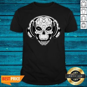 Calacas - White Skull Music Day Dead Shirt