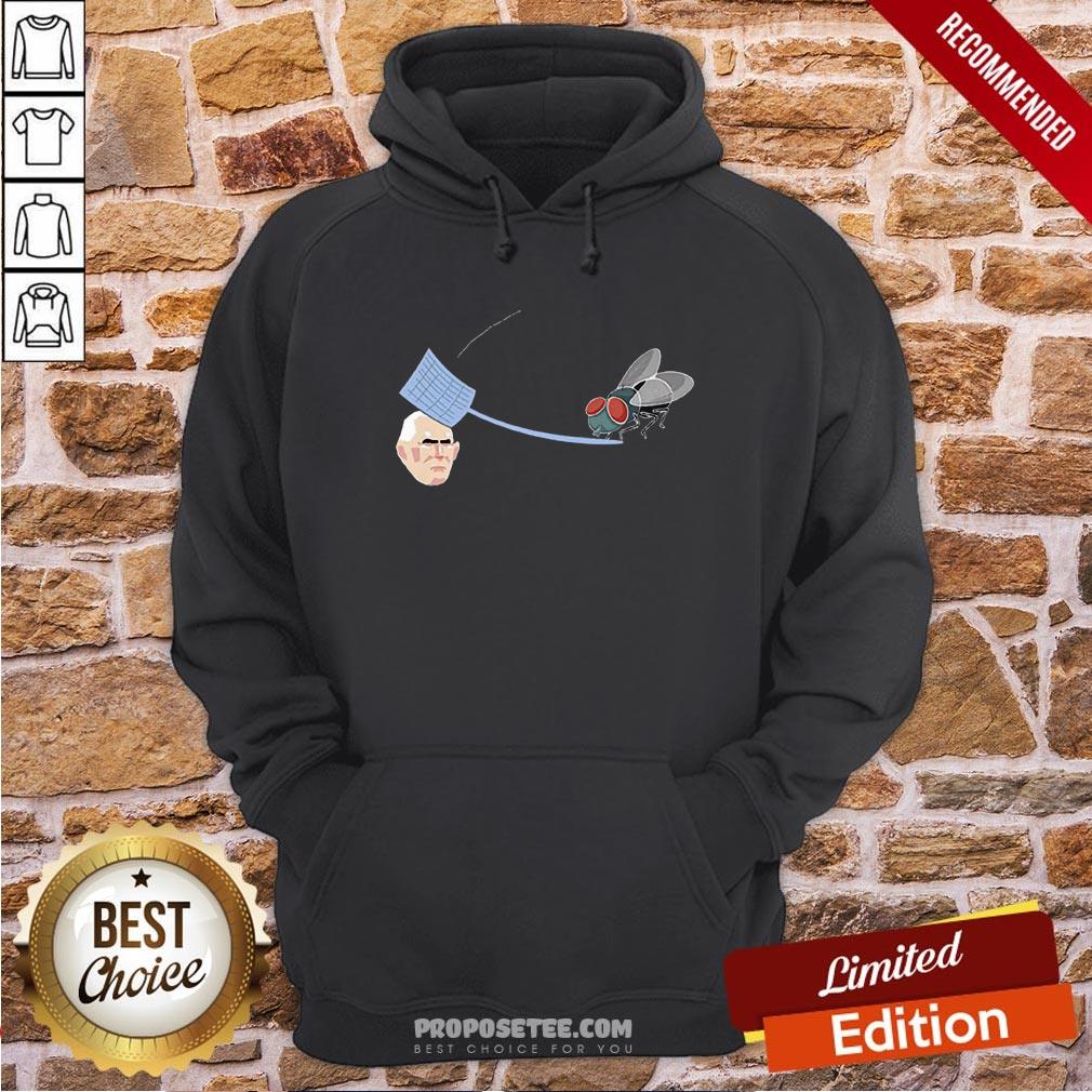 Fly Hits Mike Pence White Swatter Biden Harris 2020 Shirt