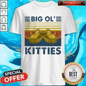 Cat Big ol Kitties Vintage Retro Shirt
