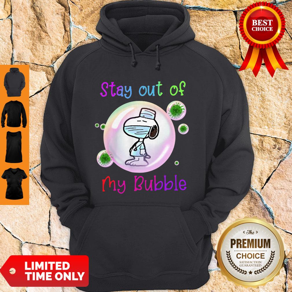 Top Stay Out Of My Bubble Funny Shirt Snoopy Lovers Shirt
