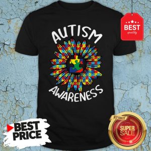 Official Autism Awareness Sunflower Gift Shirt