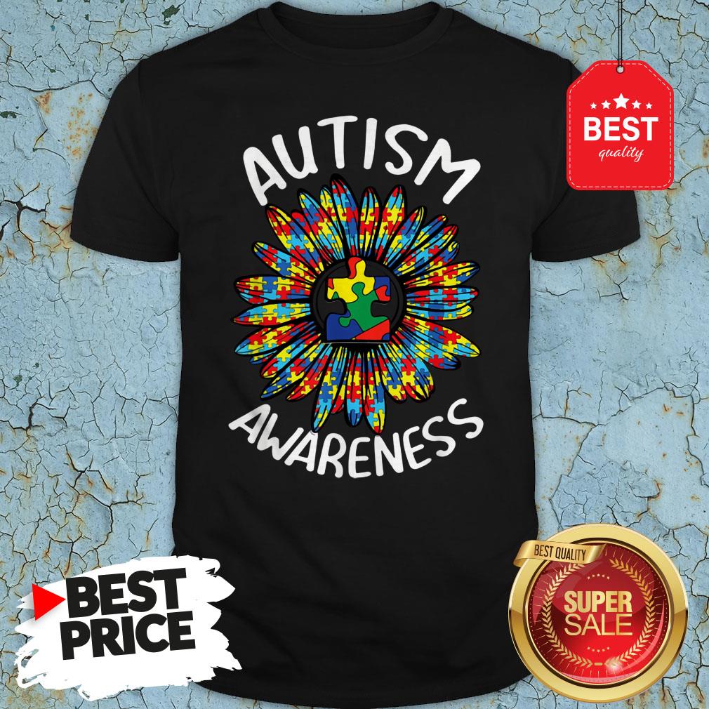 Official Autism Awareness Sunflower Gift Shirt