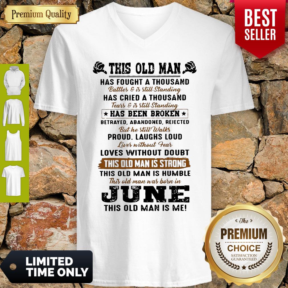 Top This Old Man Has Fought A Thousand Shirt