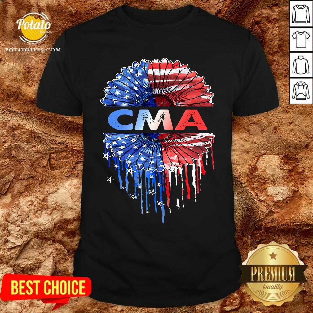CMA Sunflower 4th Of July Shirt