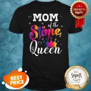 Pretty Mom Of The Slime Queen Crown Birthday Matching Party Outfit Shirt